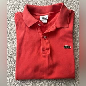 Lacoste Spring Vibrant Red/Coral Polo Shirt